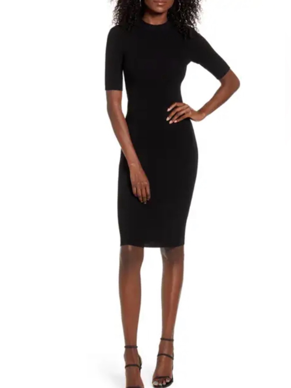Leith Body Con Sweater Midi Dress